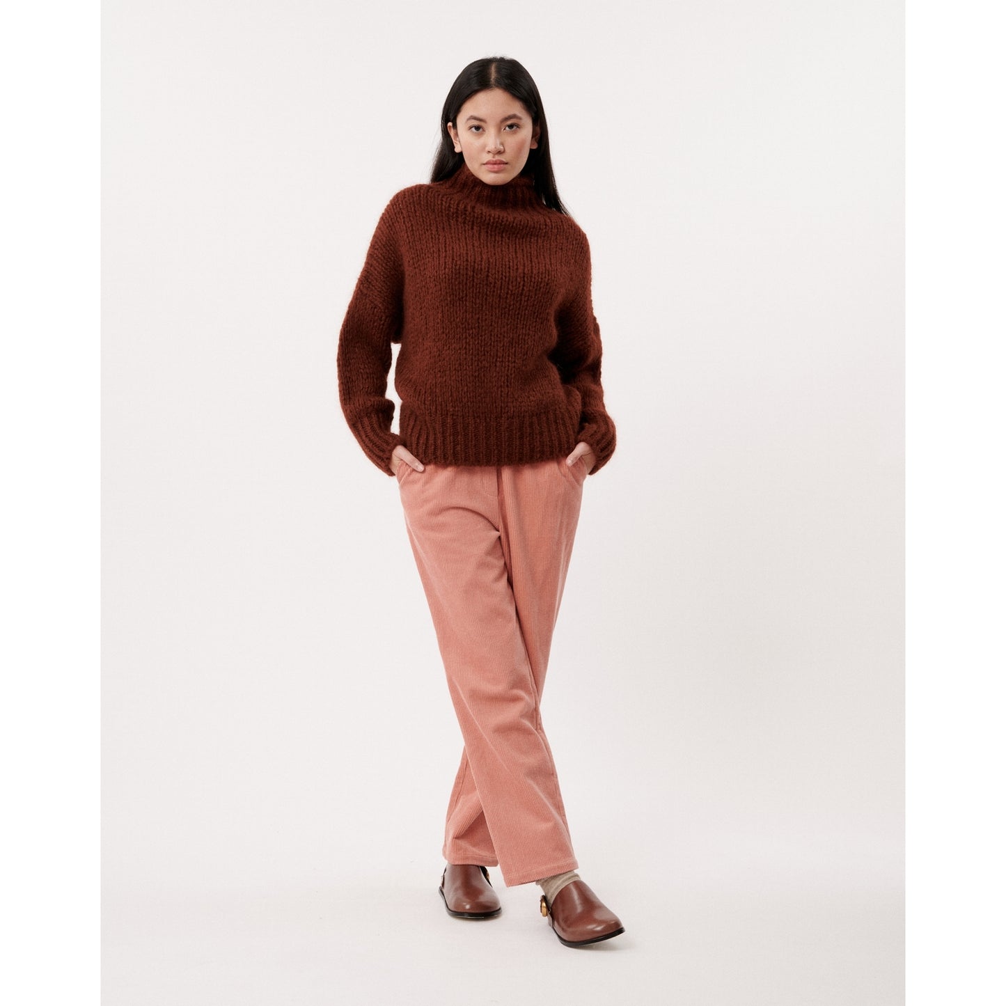 
                  
                    PEROLA Light Pink Trousers
                  
                