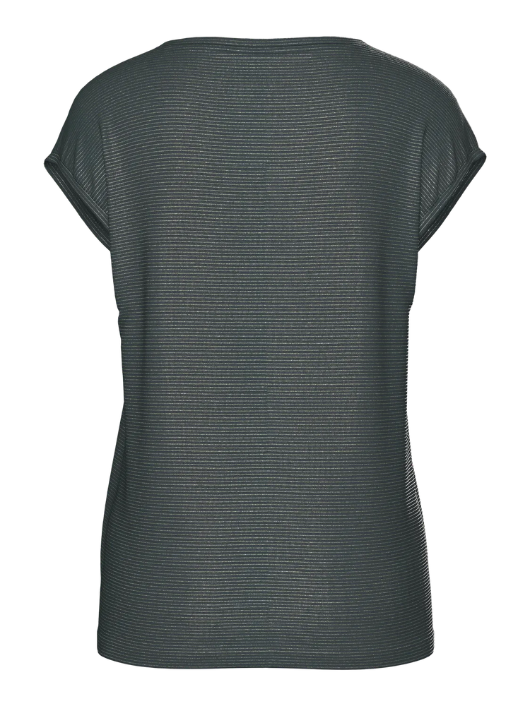 
                  
                    PCBILLO Darkest Spruce Lurex Stripes Loose T-Shirt
                  
                