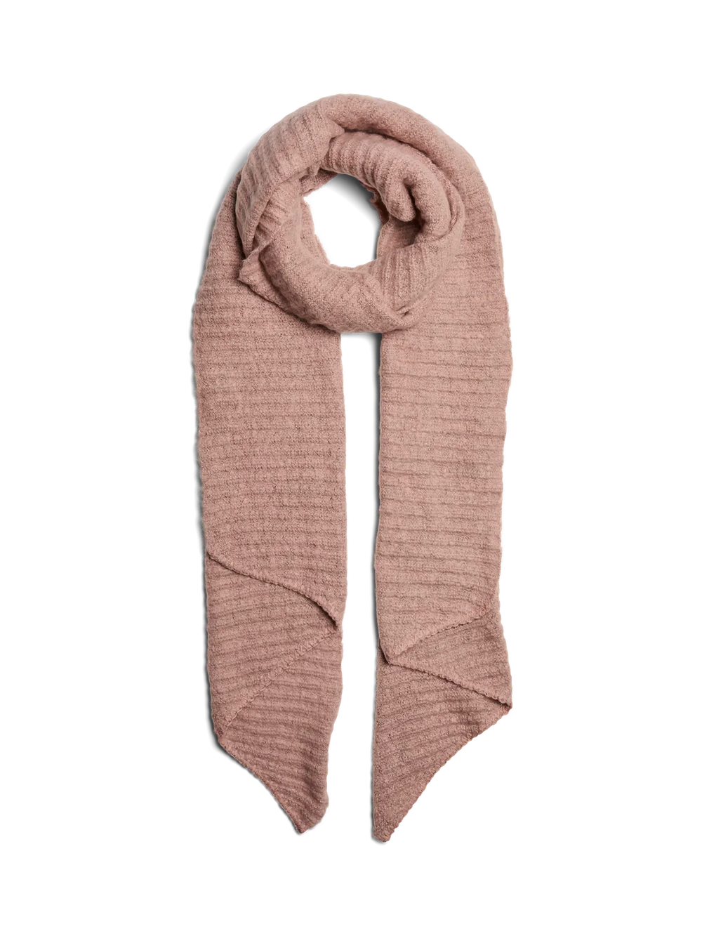 PCPYRON – Strukturierter langer Schal „Misty Rose“