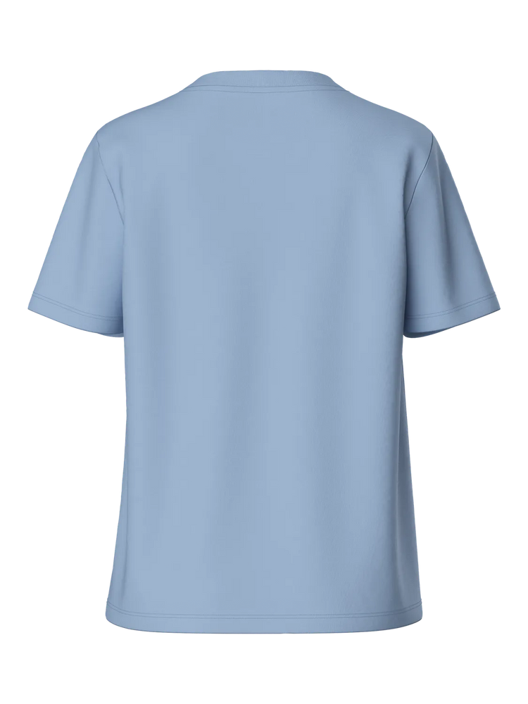 
                  
                    PCRIA – Einfarbiges T-Shirt aus Kaschmir in Blau
                  
                