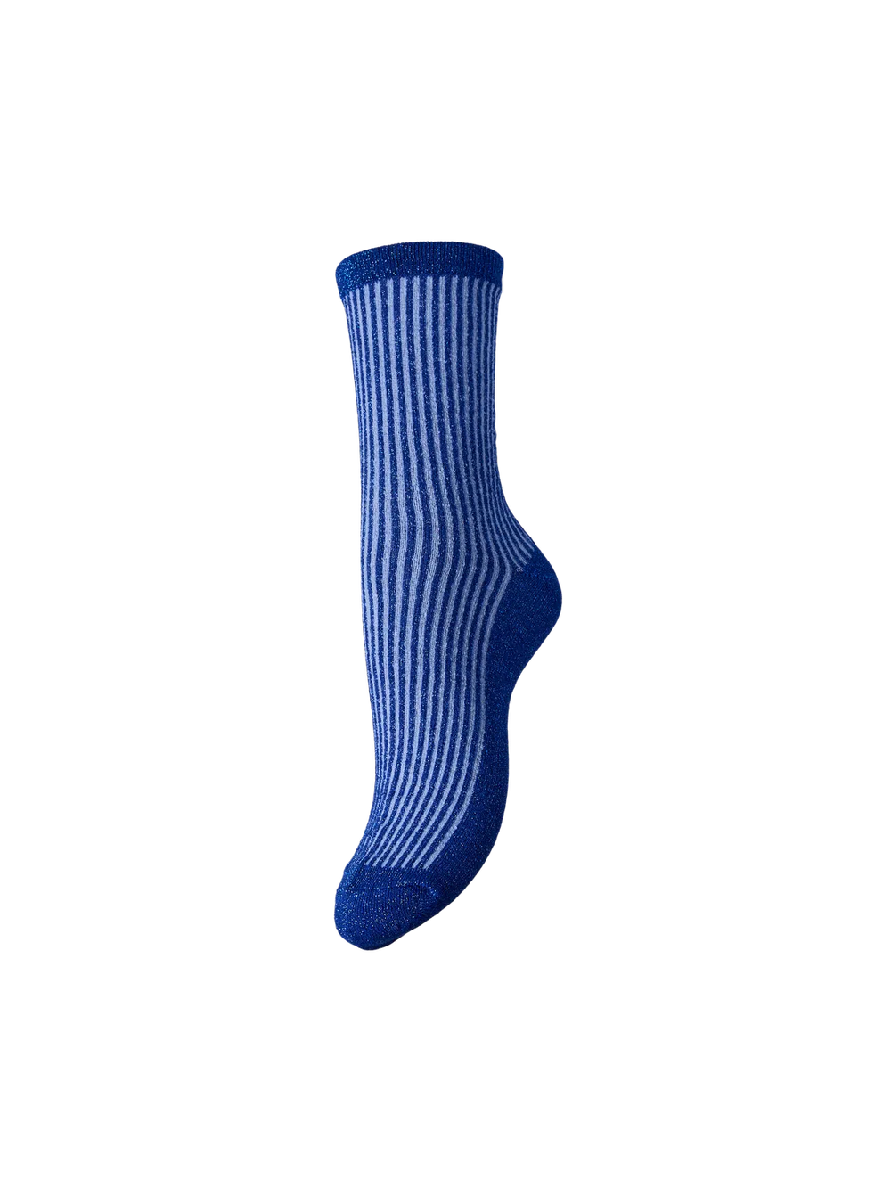 PCSEBBY Bluing Glitter Long Stripe Socks