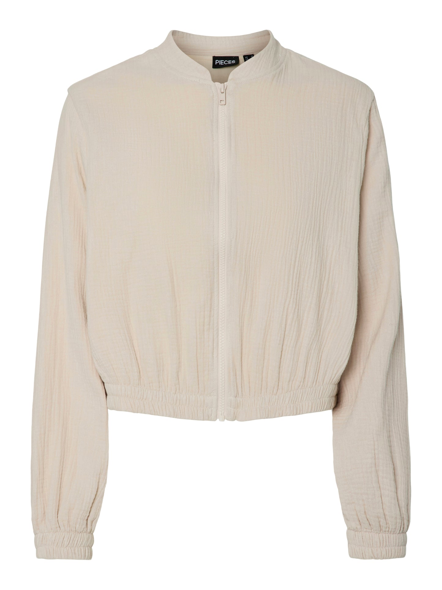 
                  
                    PCTASTINA Silbergraue Bomberjacke
                  
                