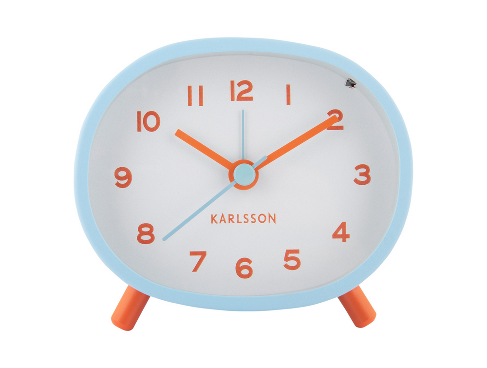
                  
                    CHEEKY Soft Blue Oval Alarm Clock
                  
                