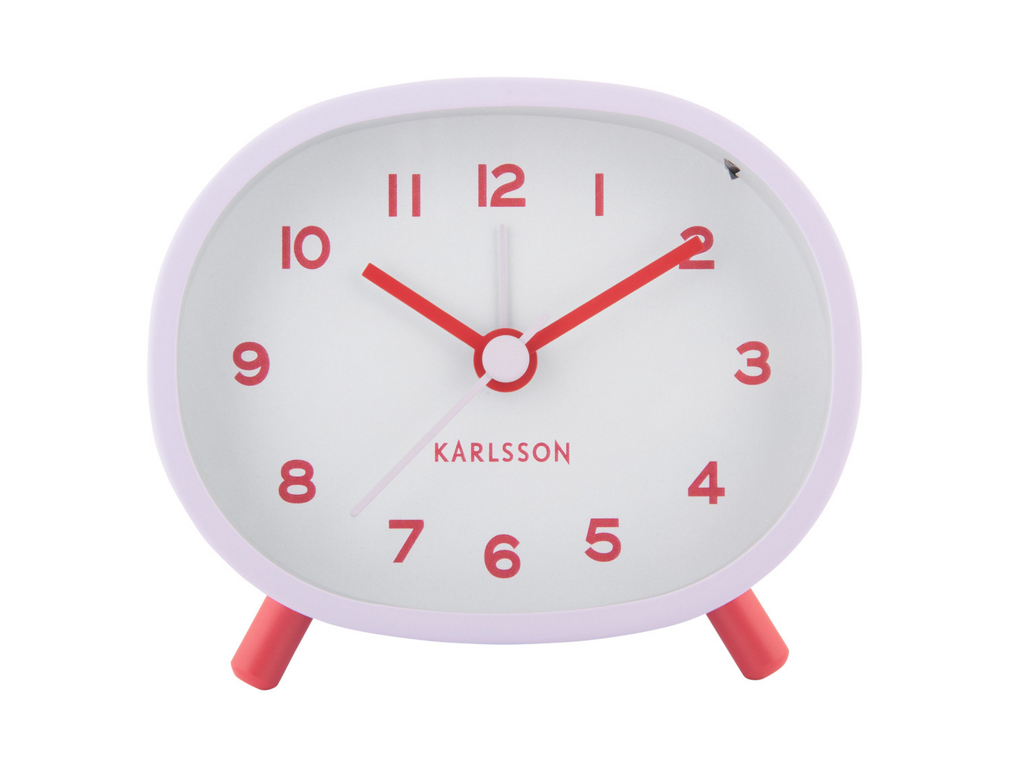 
                  
                    CHEEKY Soft Purple Oval Alarm Clock
                  
                