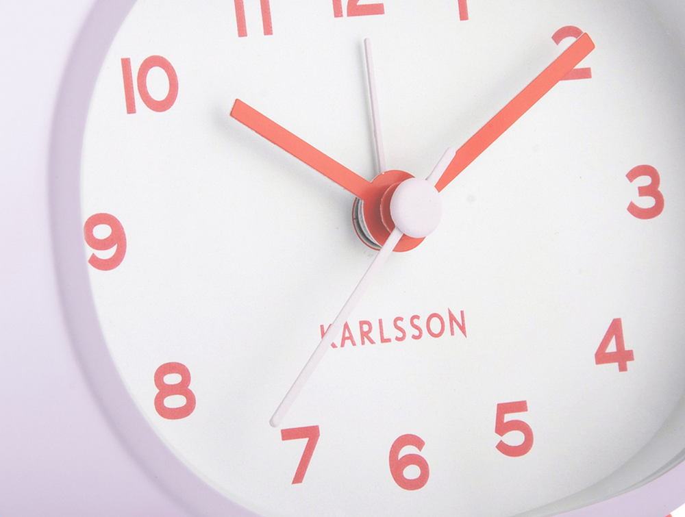
                  
                    CHEEKY Soft Purple Oval Alarm Clock
                  
                