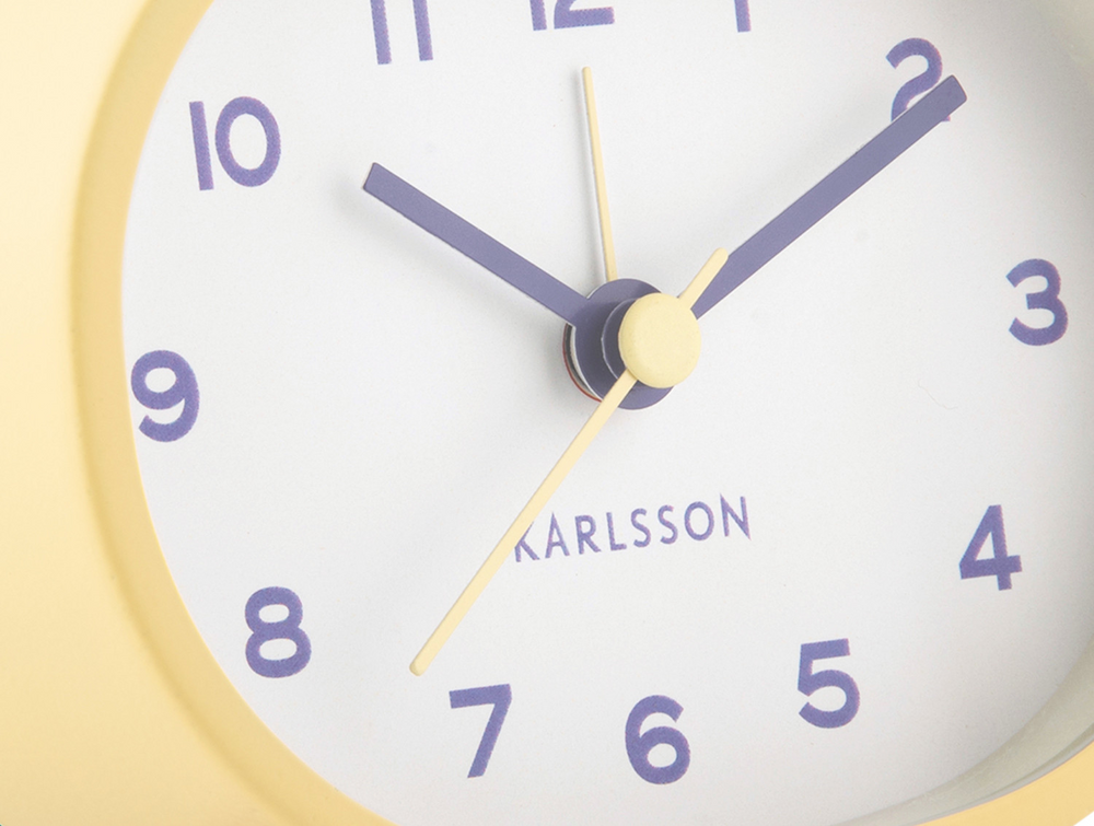 
                  
                    CHEEKY Soft Yellow Oval Alarm Clock
                  
                