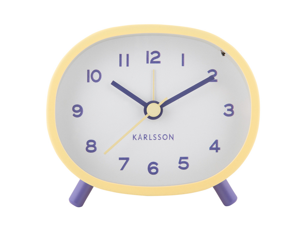 
                  
                    CHEEKY Soft Yellow Oval Alarm Clock
                  
                