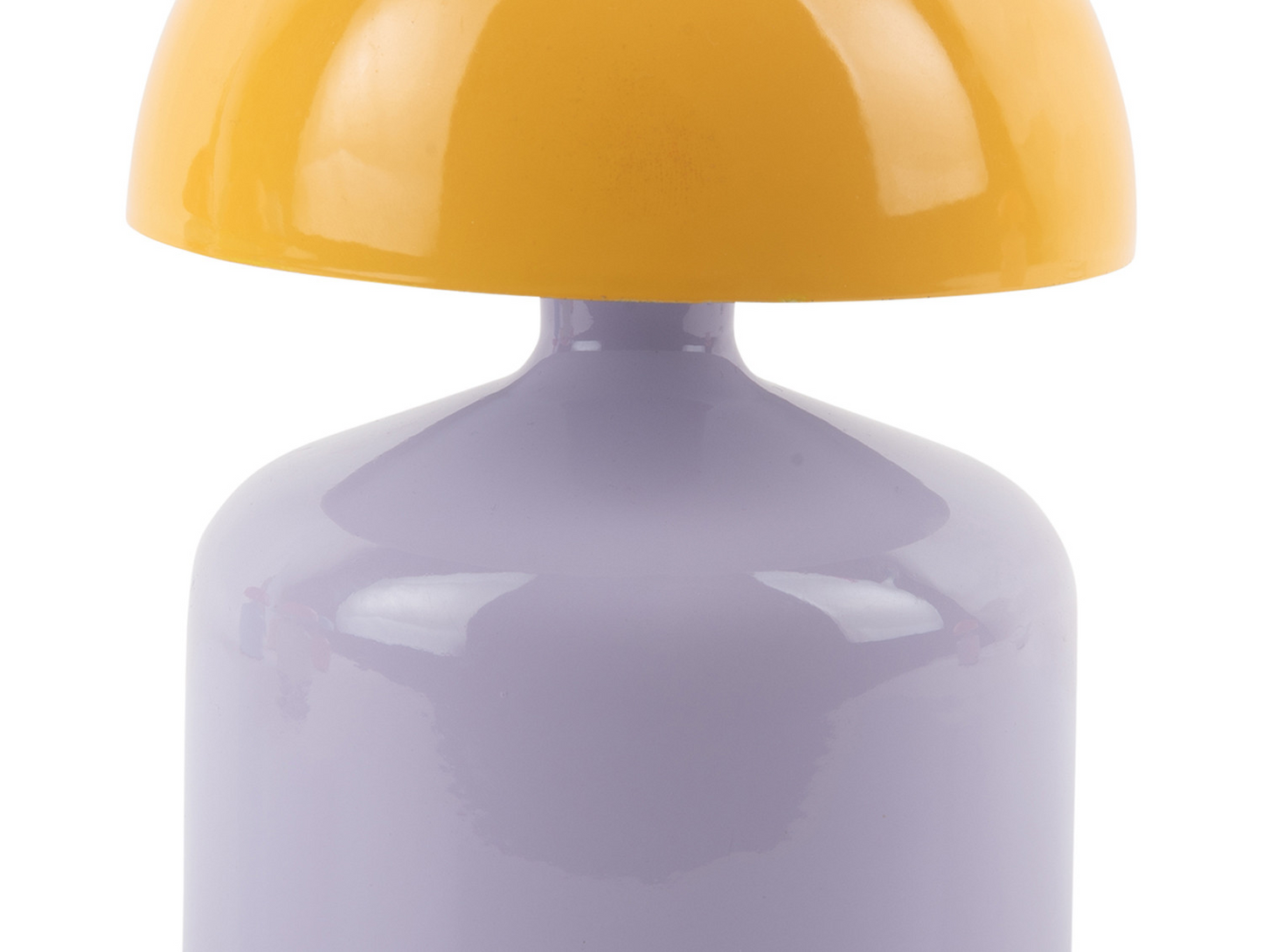 
                  
                    FUNKY IMPETU LED-Tischlampe in zartem Lila und leuchtendem Gelb
                  
                