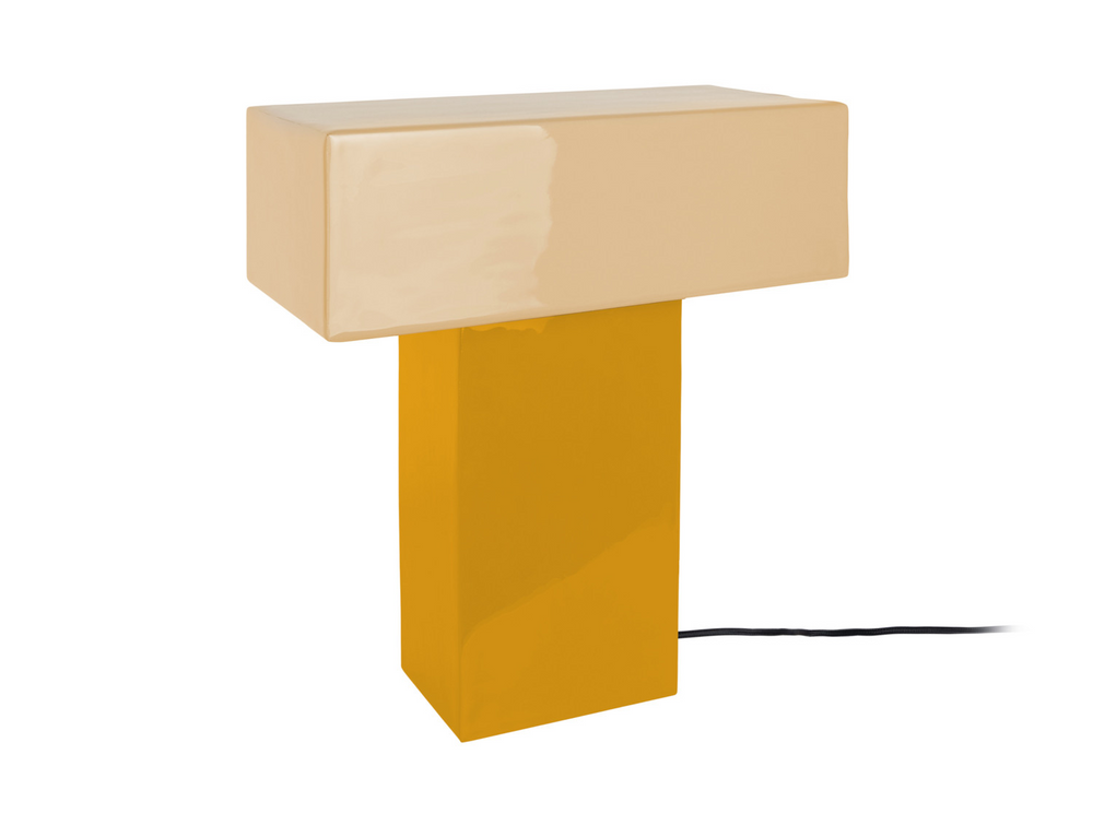 
                  
                    GRATO RECTO Tischleuchte in Ockergelb, Zartes Gelb
                  
                