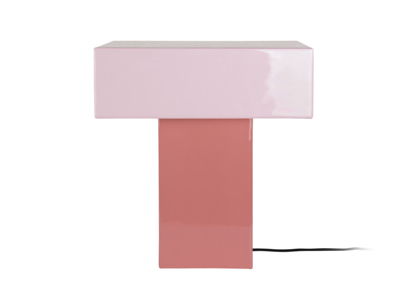 GRATO RECTO Rose Tan Soft Pink Tischlampe