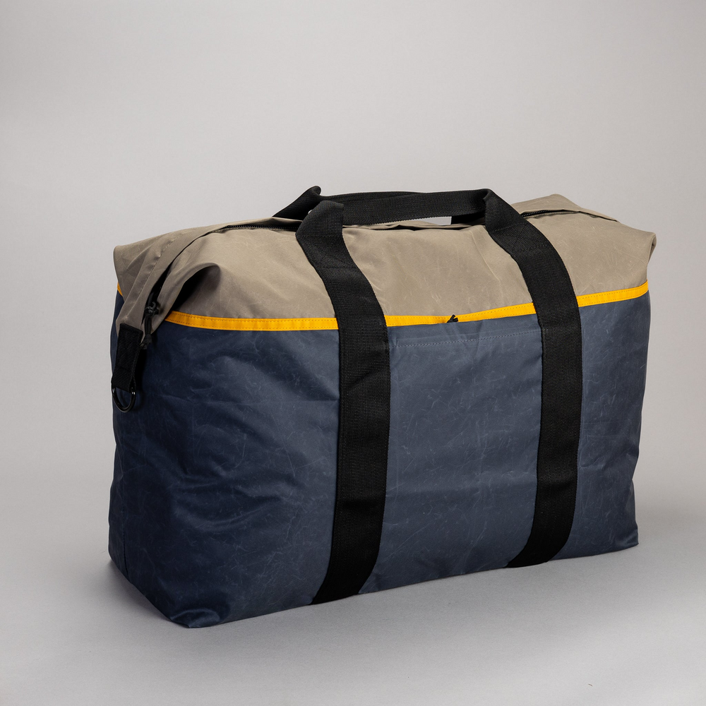 FRANCIS Khaki Yellow Navy Foldable Overnight Bag