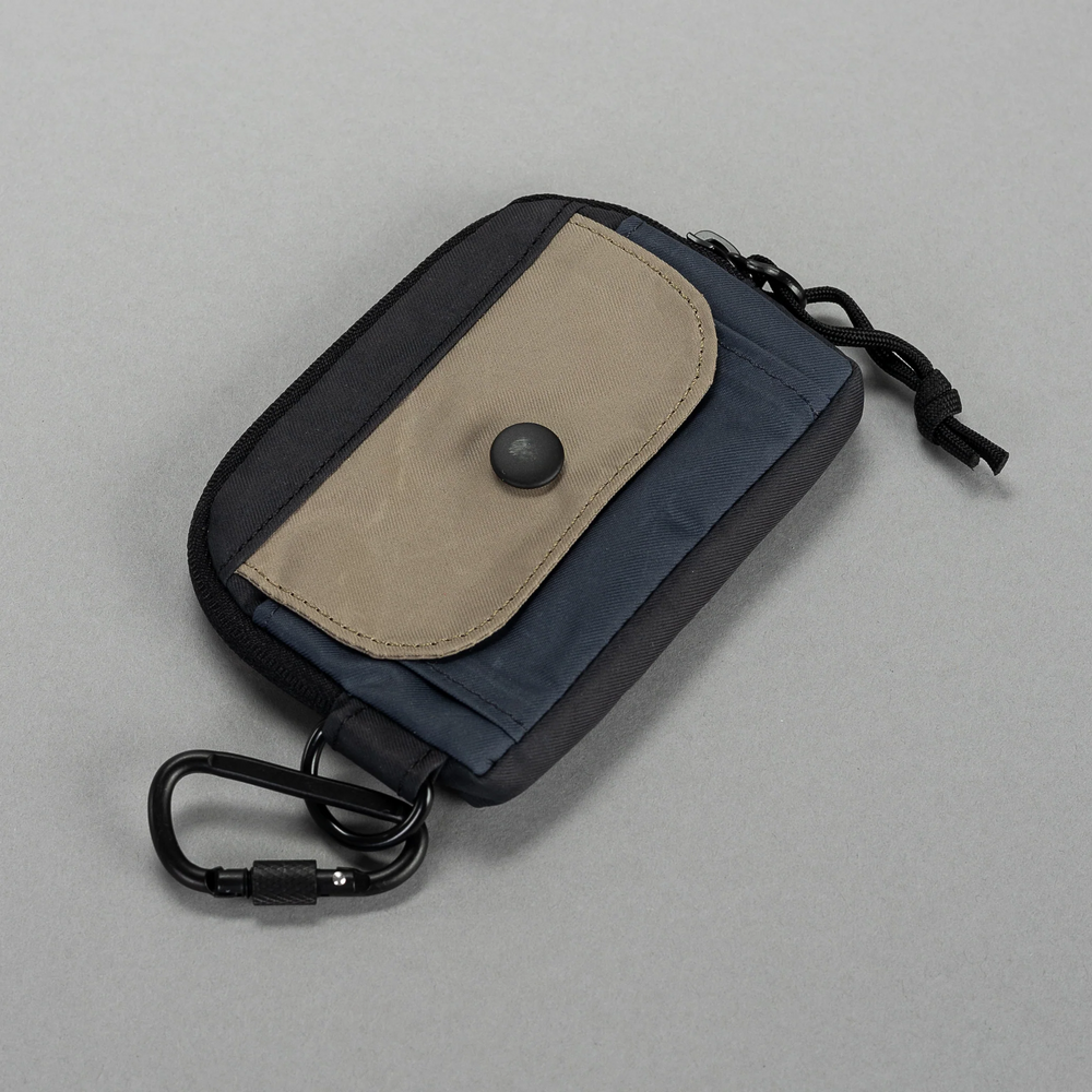 IAN Coal Navy Khaki Coin Pouch