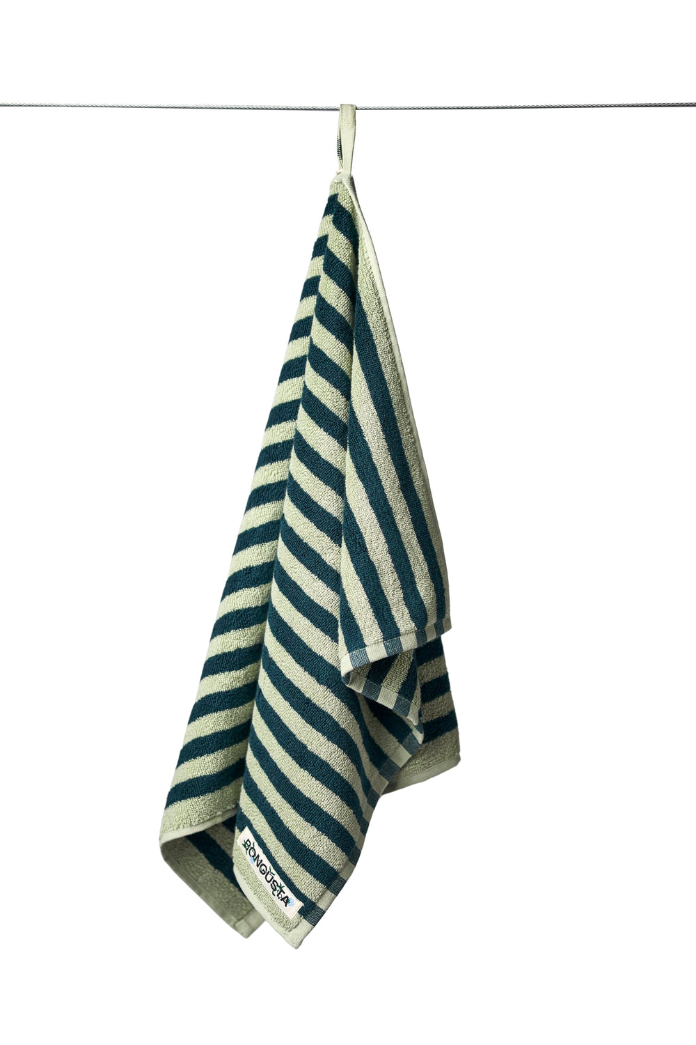 Sea Foam & Deep Teal Naram Guest Towel