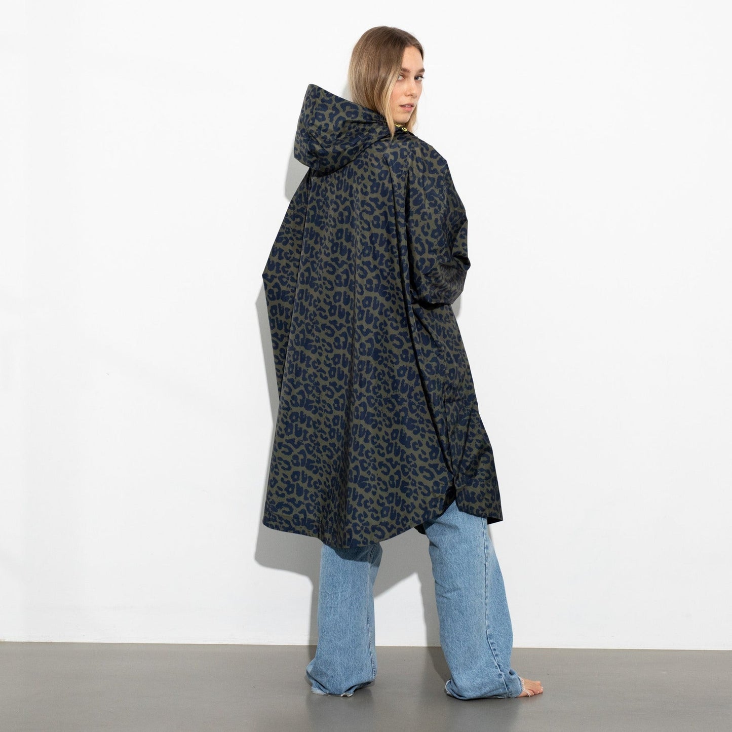 
                  
                    Navy Olive Leo Splashes Raincoat
                  
                