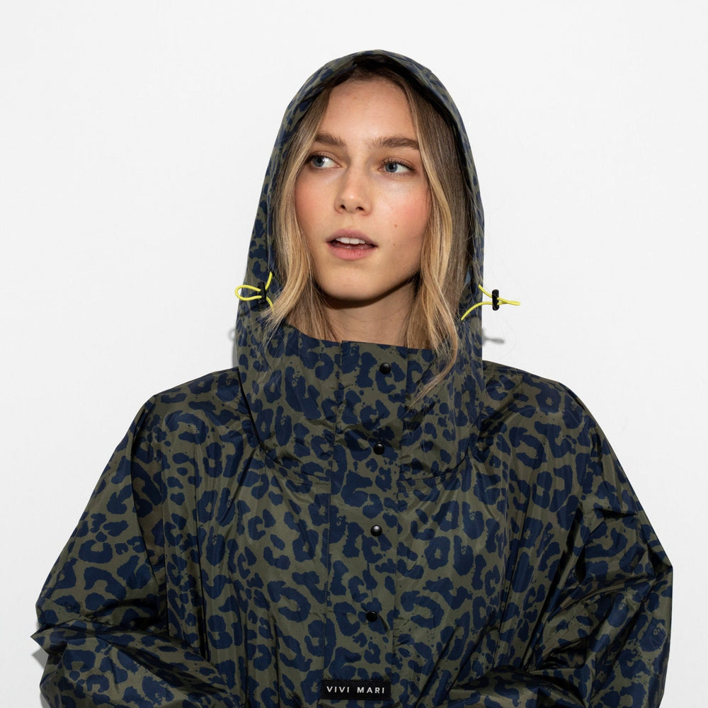 
                  
                    Navy Olive Leo Splashes Raincoat
                  
                