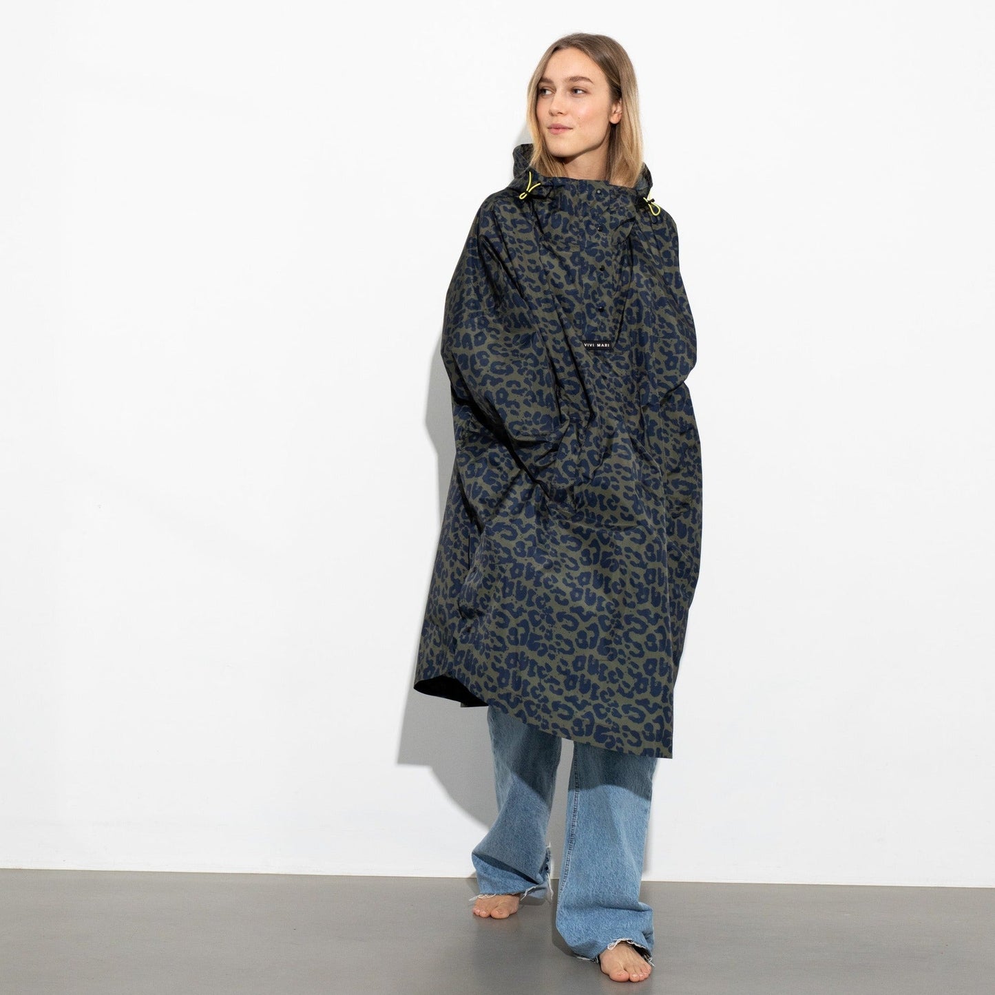 
                  
                    Navy Olive Leo Splashes Raincoat
                  
                