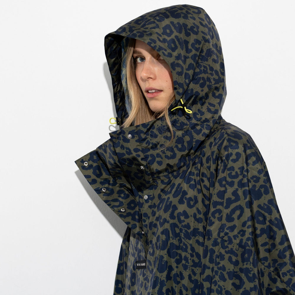 
                  
                    Navy Olive Leo Splashes Raincoat
                  
                