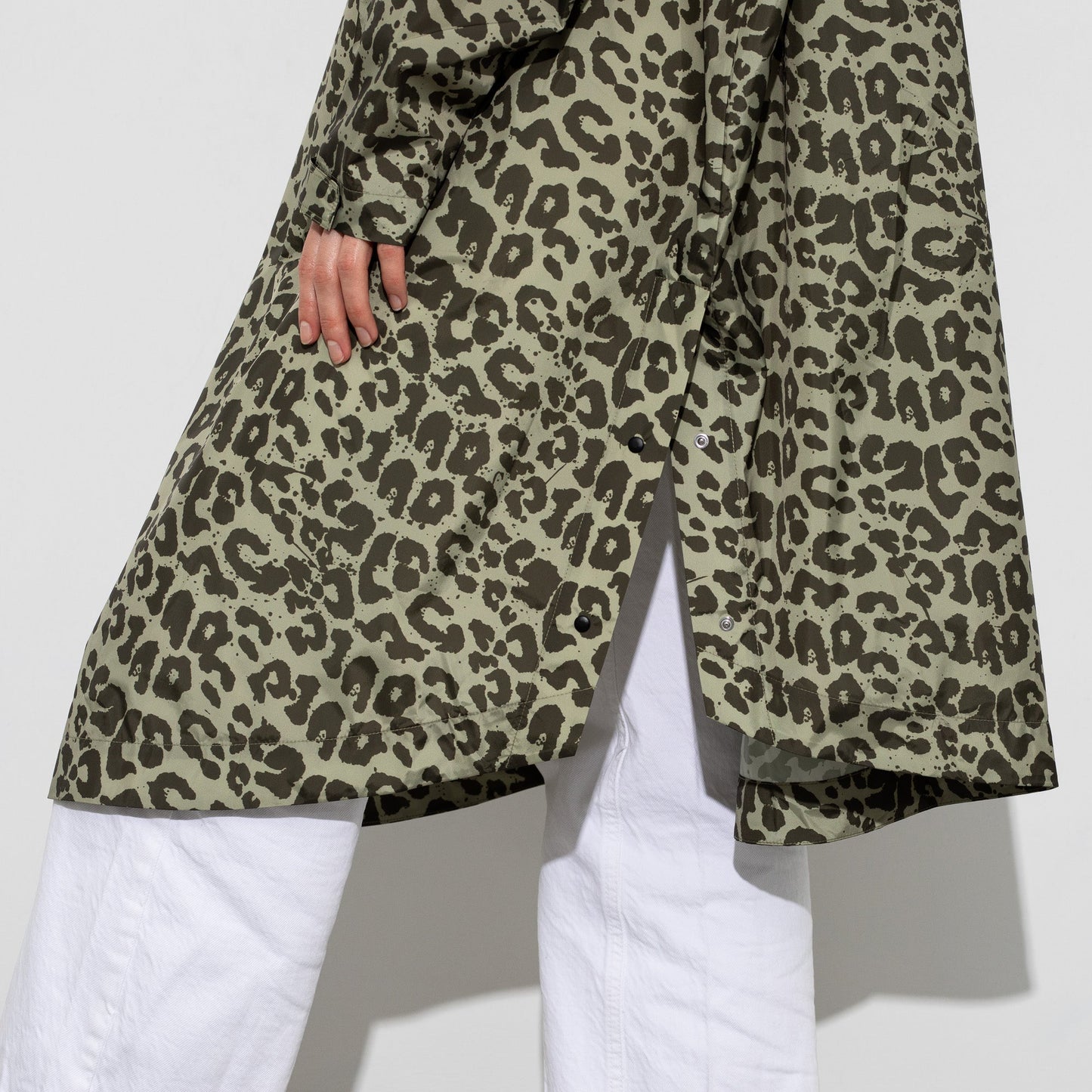 
                  
                    Olive Pale Olive Leo Splashes Raincoat
                  
                
