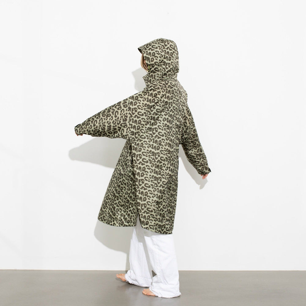 
                  
                    Olive Pale Olive Leo Splashes Raincoat
                  
                