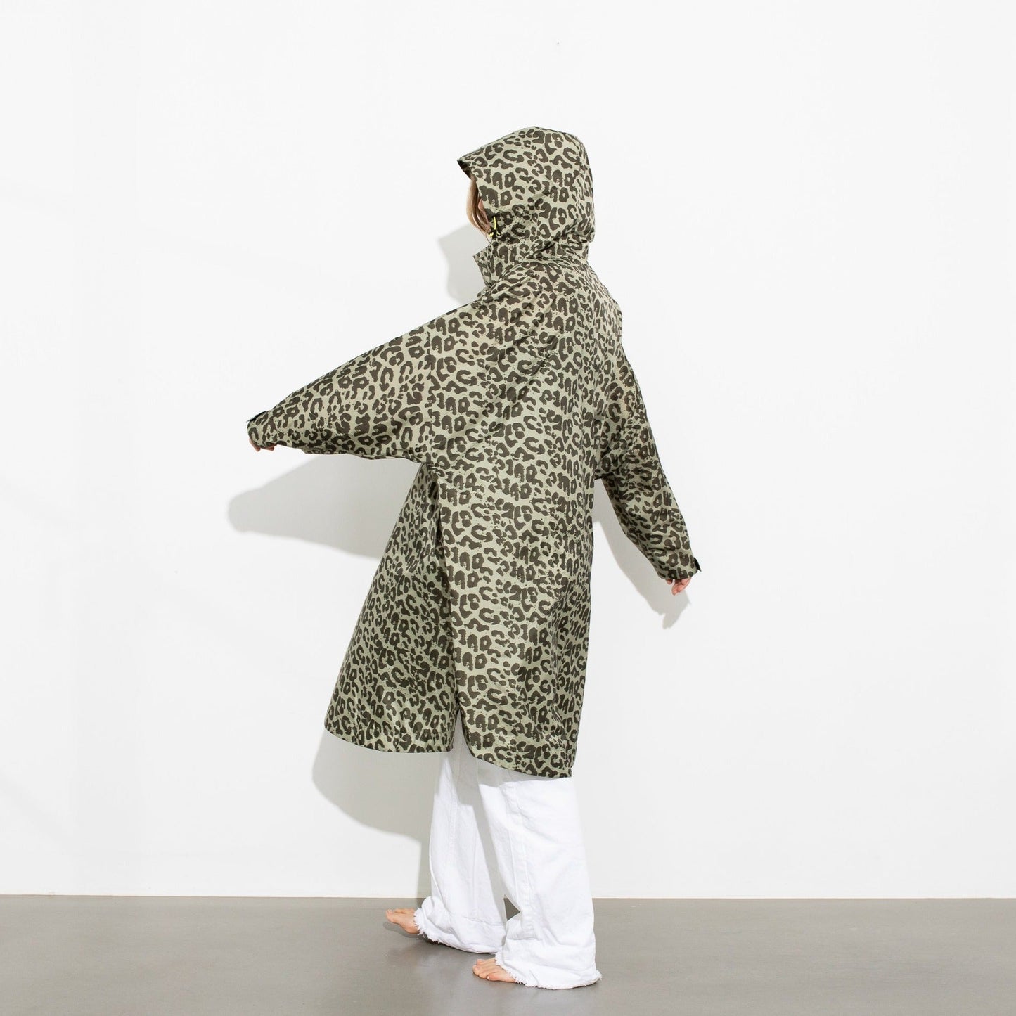
                  
                    Olive Pale Olive Leo Splashes Raincoat
                  
                