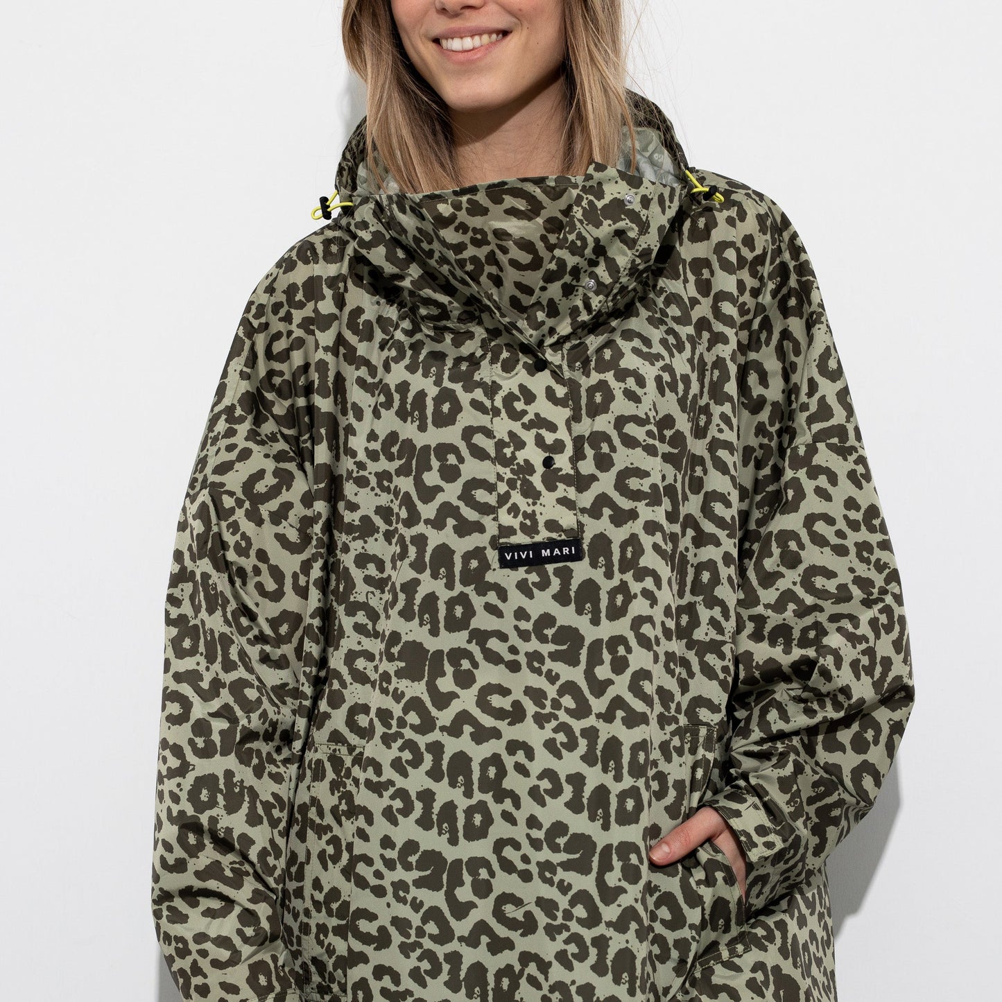 
                  
                    Olive Pale Olive Leo Splashes Raincoat
                  
                