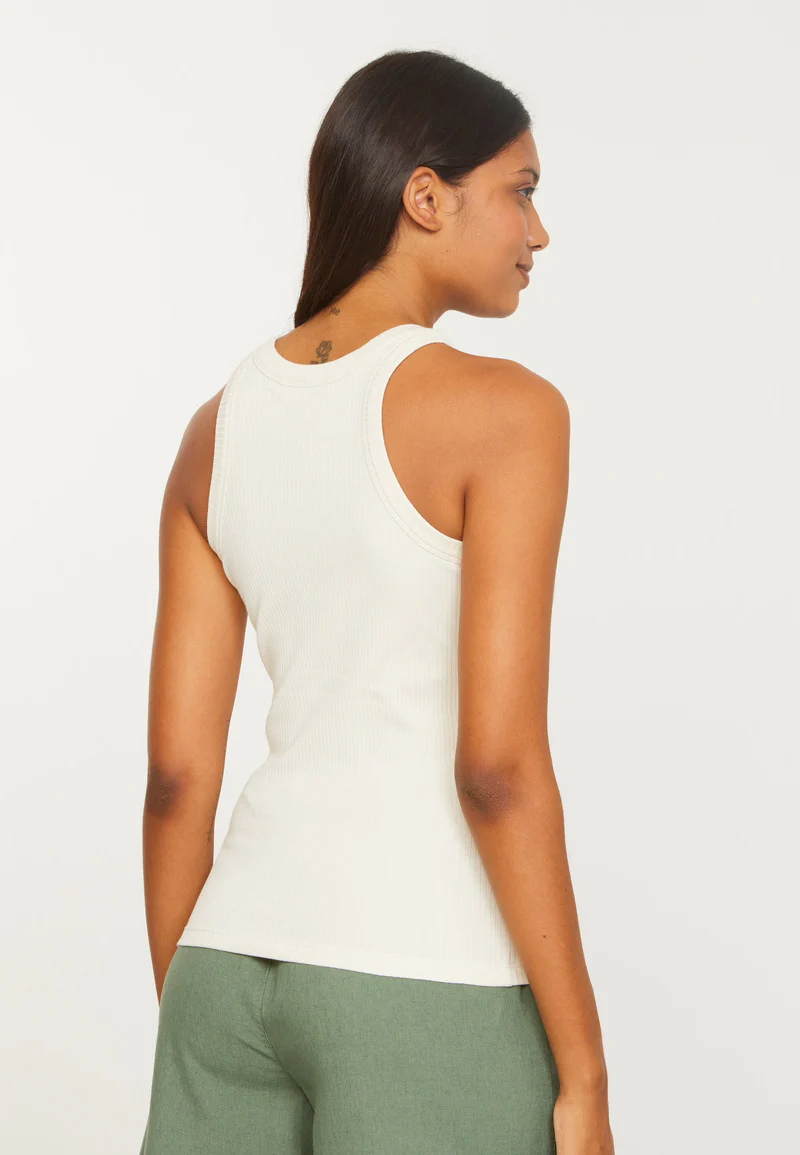
                  
                    ANISE Arctic White Tank Top
                  
                