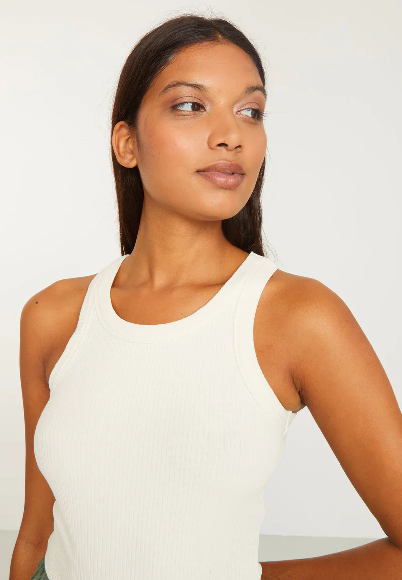 ANISE Arctic White Tank Top