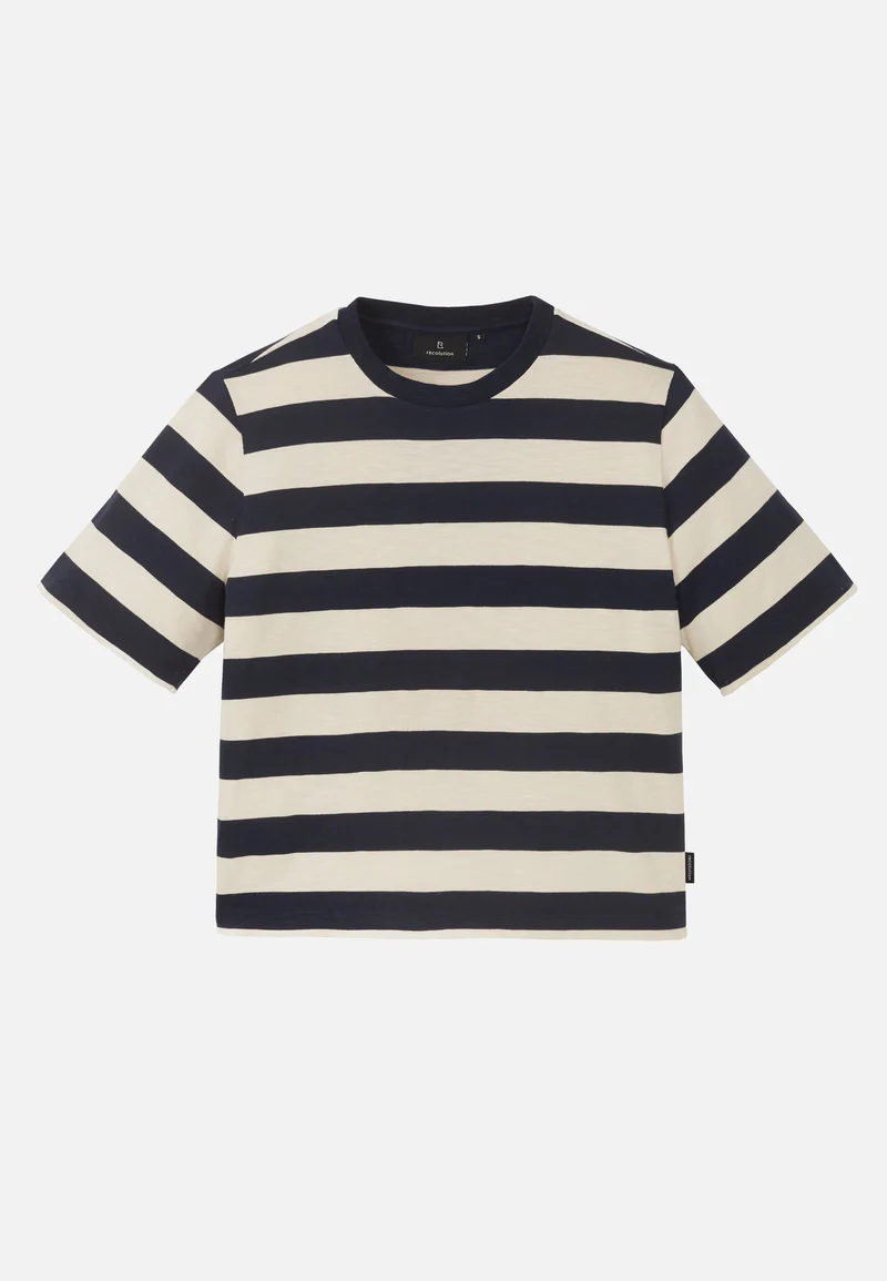 
                  
                    AZOLLA Dark Navy Stripes T-Shirt
                  
                