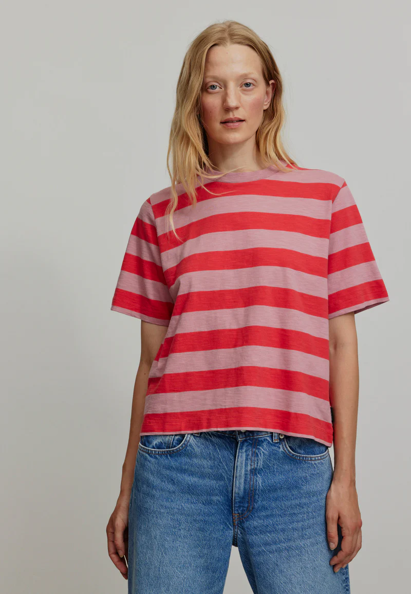 
                  
                    AZOLLA Peony Pink Stripes T-Shirt
                  
                