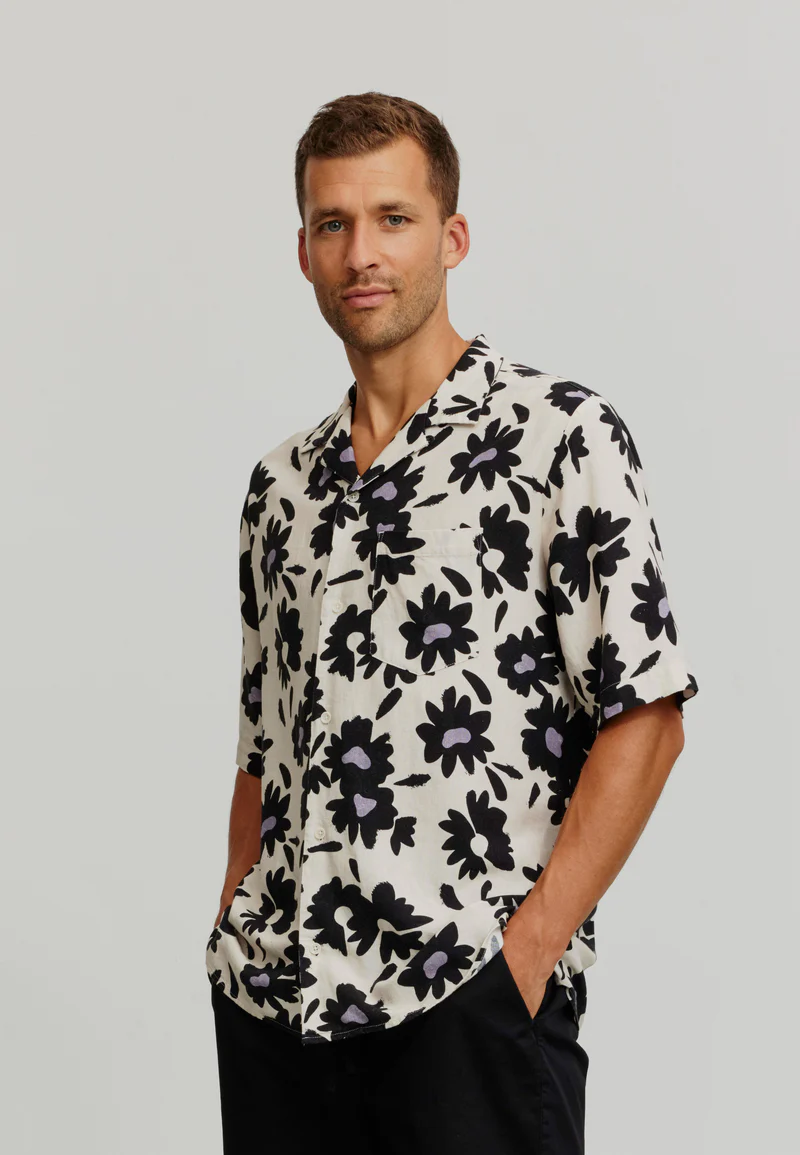 
                  
                    CACTUS BLOOM White Linen Shirt
                  
                