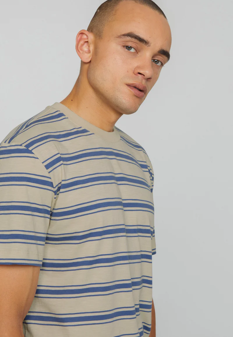 
                  
                    CASSAVA Electric Blue Stripes T-Shirt
                  
                