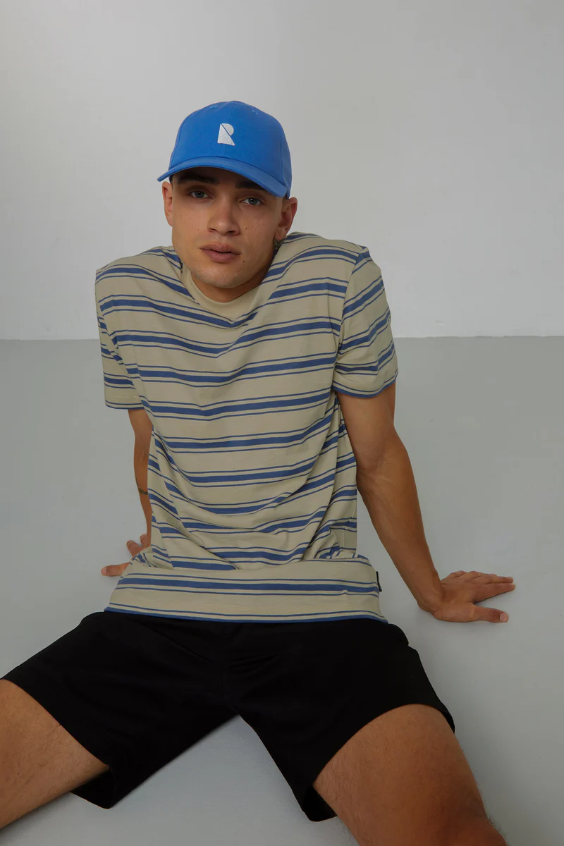 
                  
                    CASSAVA Electric Blue Stripes T-Shirt
                  
                