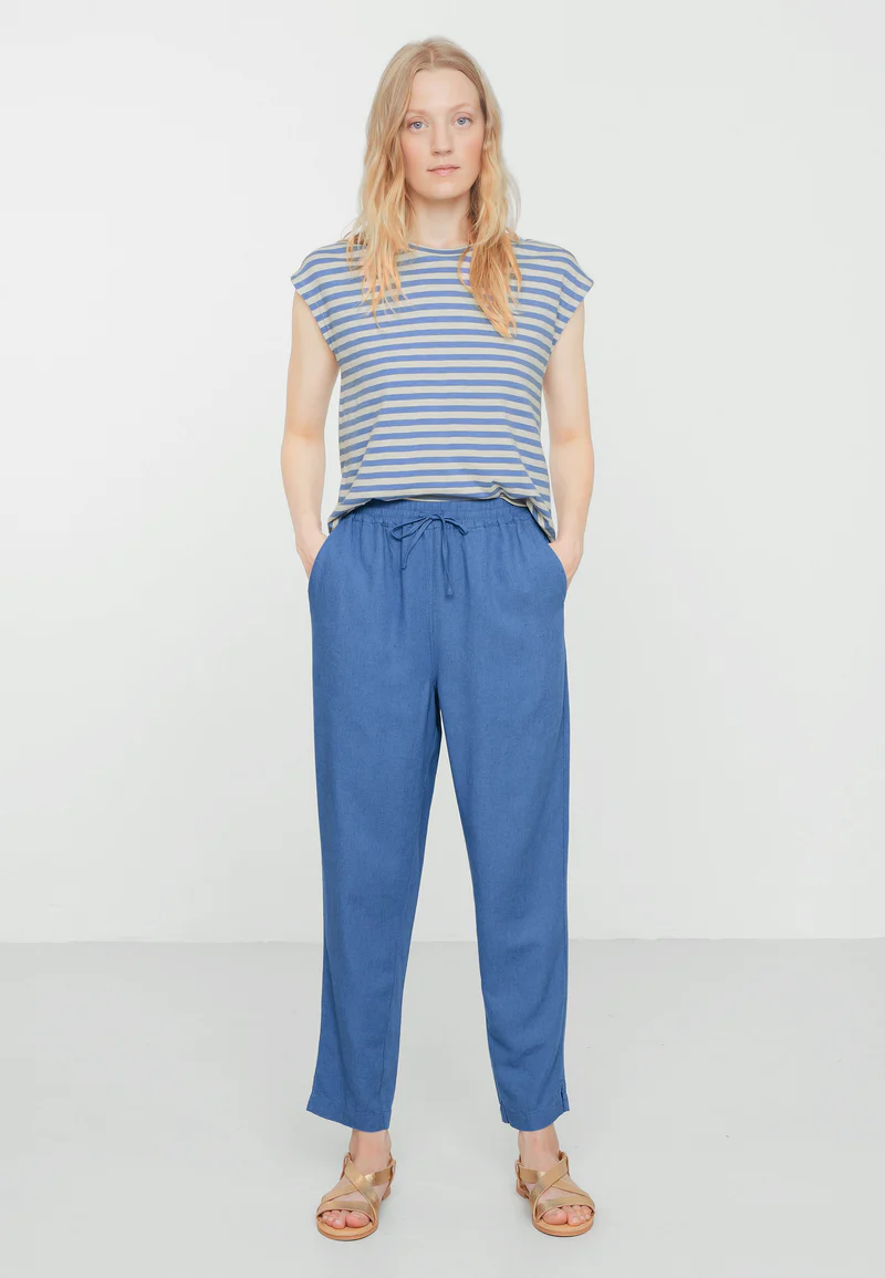 
                  
                    MOONFLOWER Electric Blue Trousers
                  
                