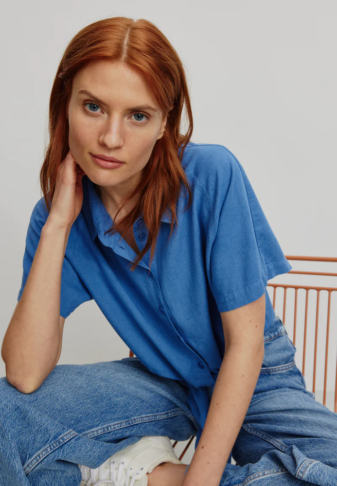 
                  
                    OCRA Electric Blue Blouse
                  
                