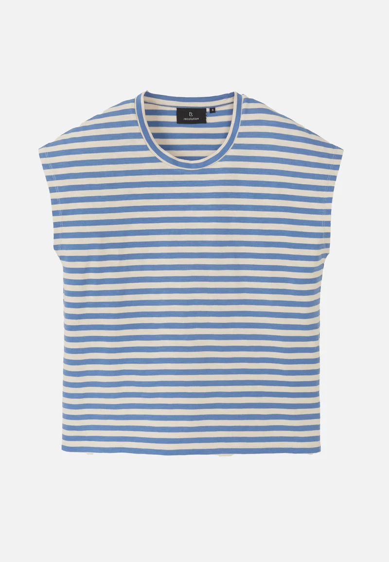 ZINNIA Electric Blue Stripes T-Shirt