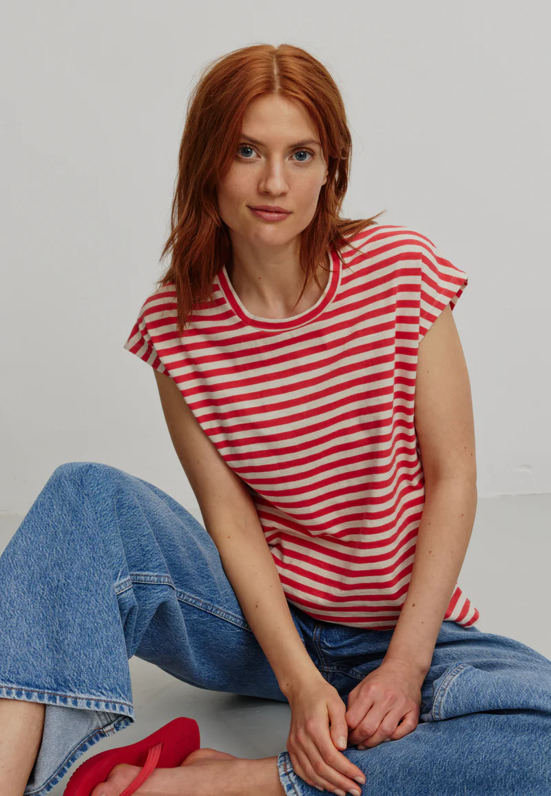 
                  
                    ZINNIA Mars Red Stripes T-Shirt
                  
                
