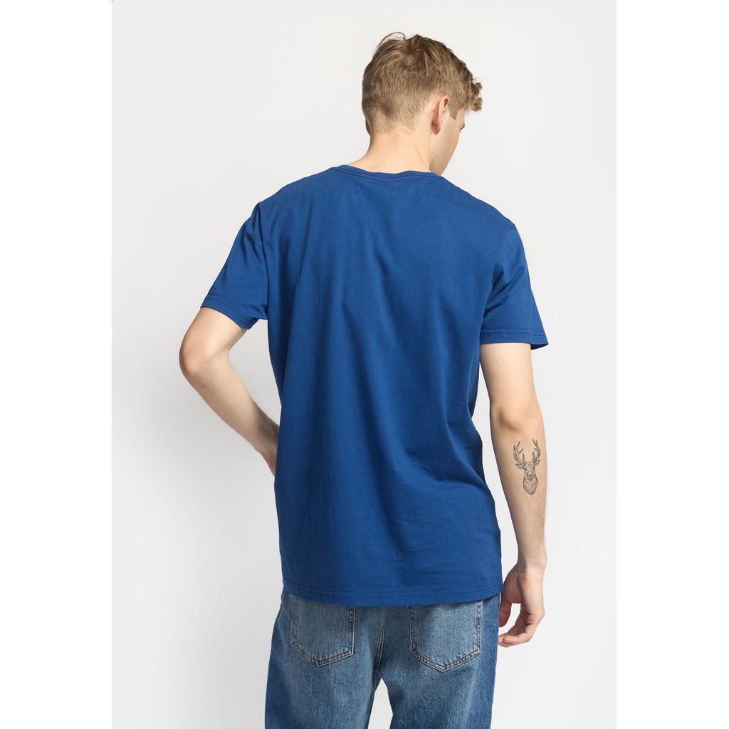 
                  
                    Blaues T-Shirt mit Applikation
                  
                