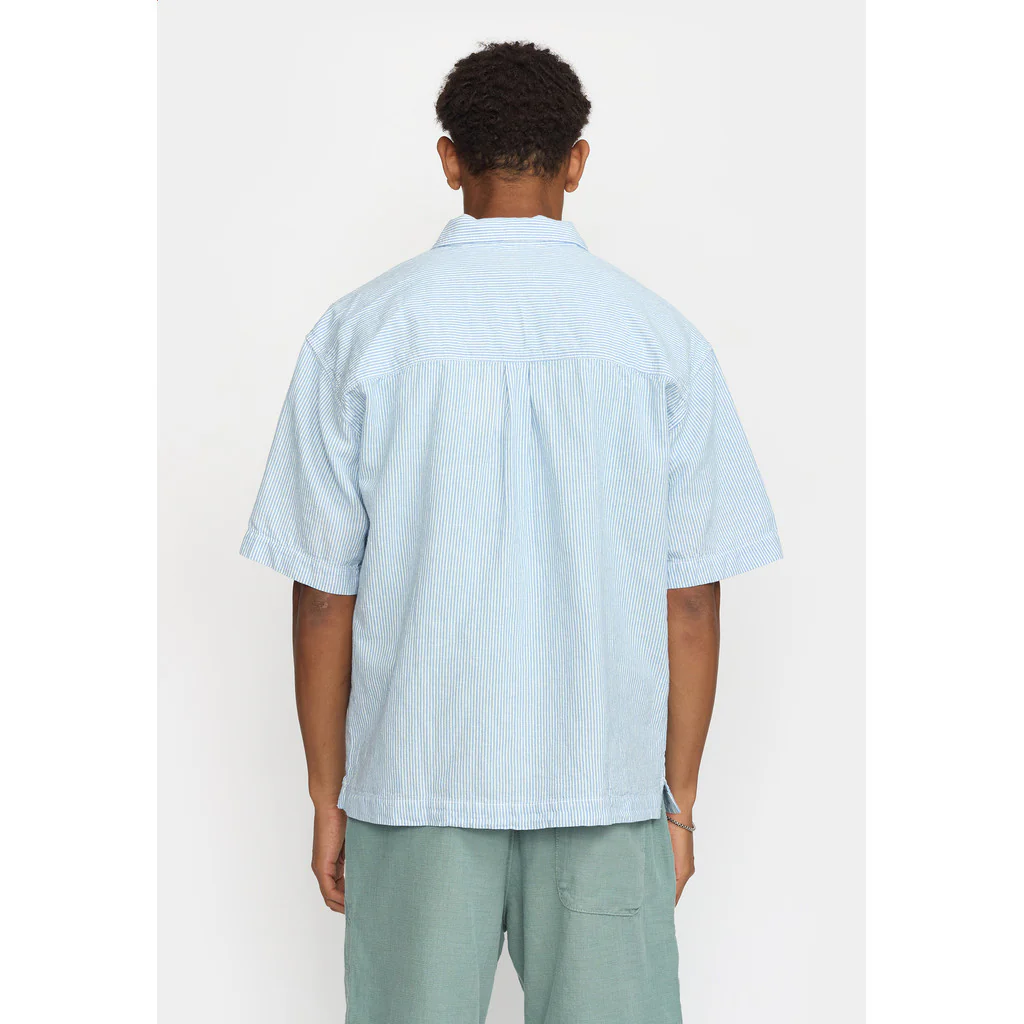 
                  
                    Blue Oversize Short Sleeved Shirt
                  
                