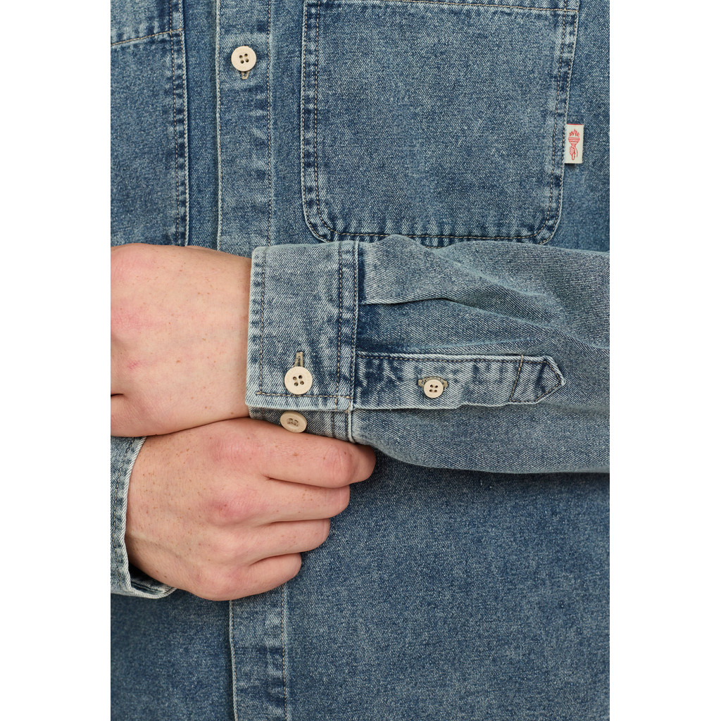 
                  
                    Blue Worker Denim Shirt
                  
                