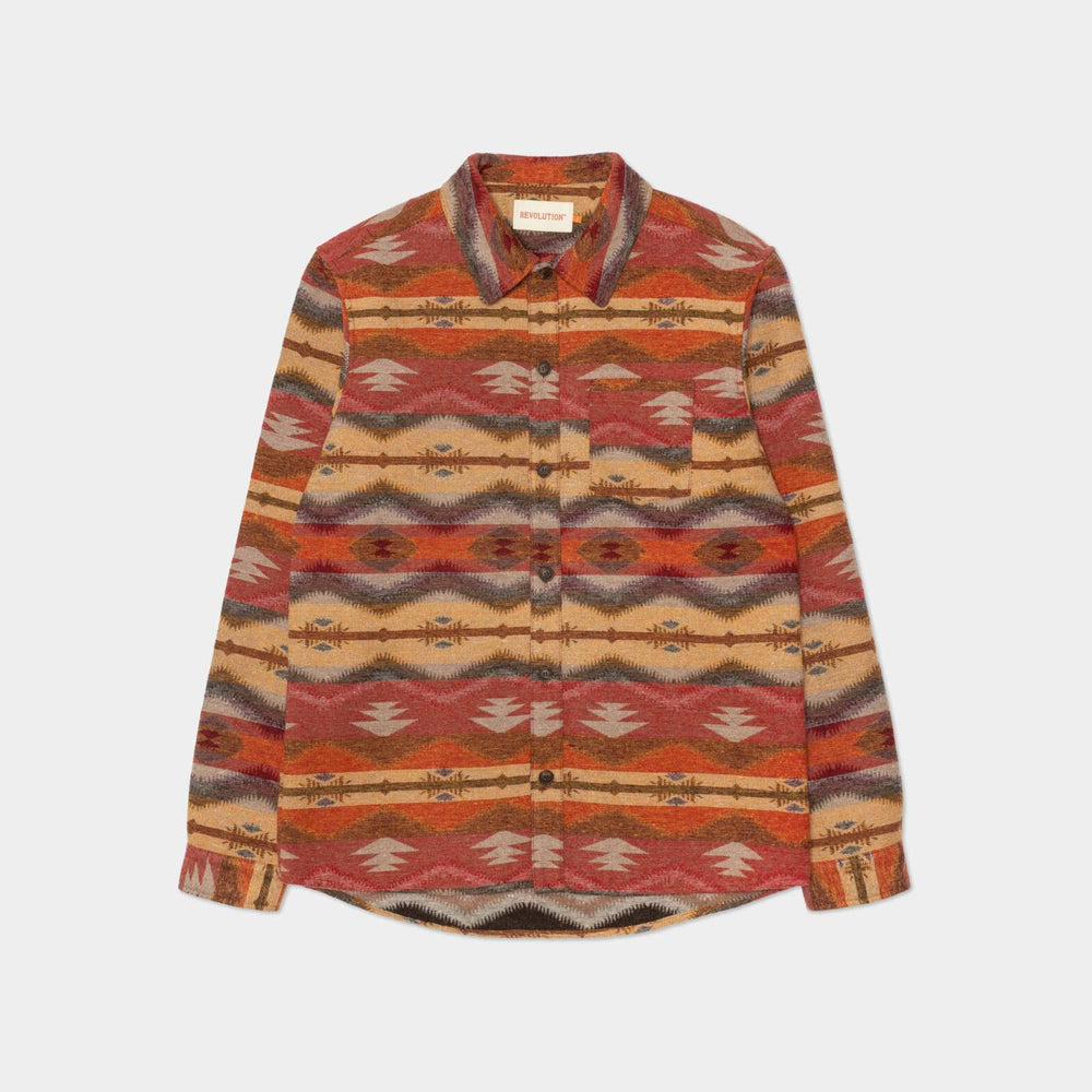 Darkred Casual Over Shirt