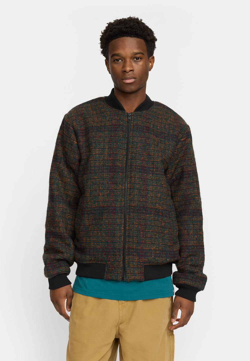 Dark Green Bomber Jacket