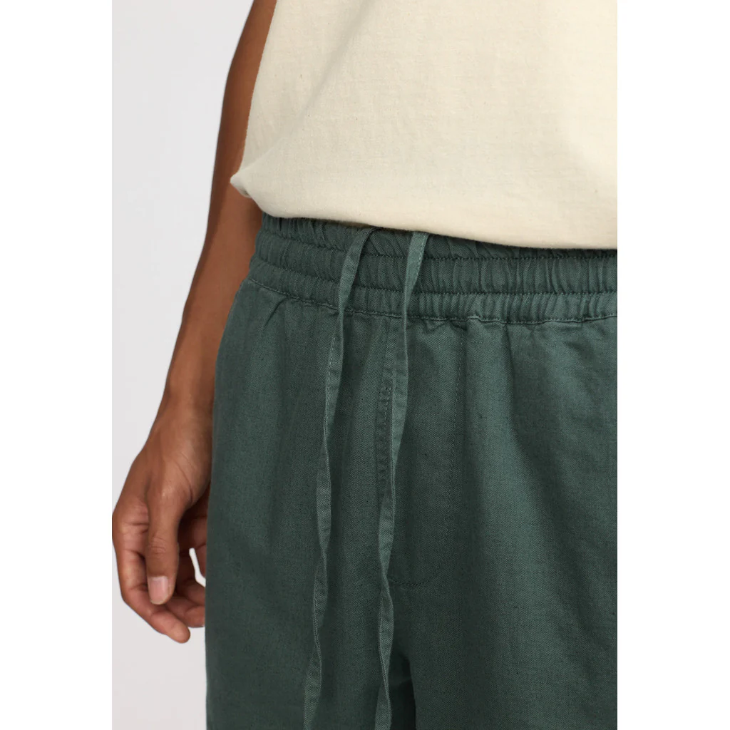 
                  
                    Dust Green Linen Shorts
                  
                