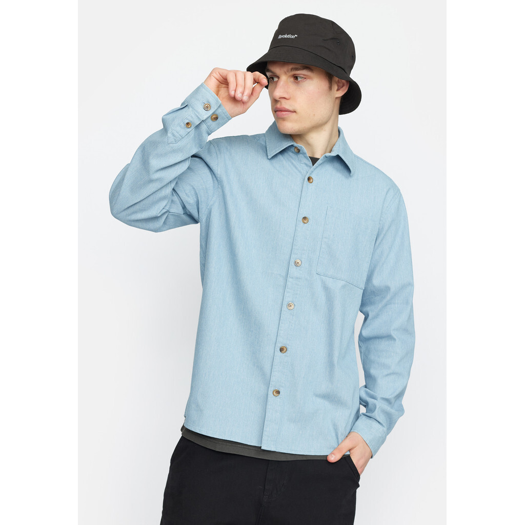 
                  
                    Light Blue Loose Shirt
                  
                