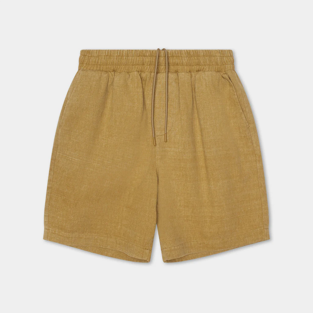 Light Brown Long Casual Shorts