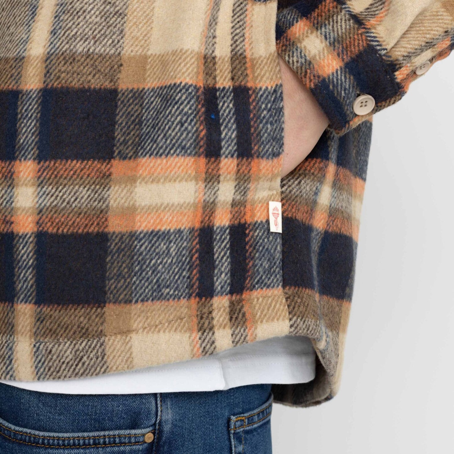 
                  
                    Lightbrown Lined Over Shirt
                  
                