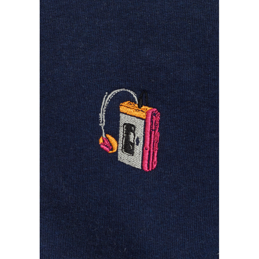
                  
                    Navy Melange Application Jumper
                  
                
