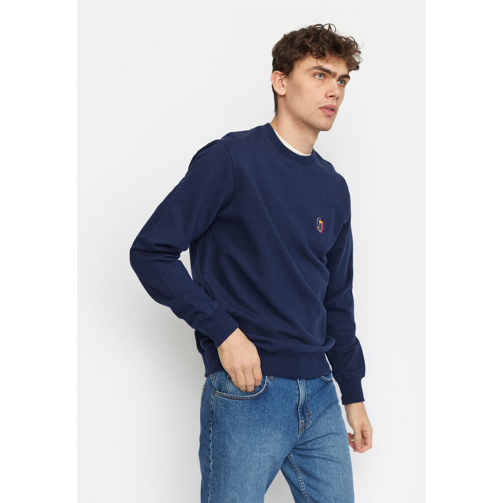 
                  
                    Navy Melange Application Jumper
                  
                