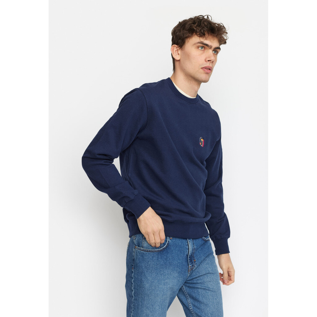 
                  
                    Navy Melange Application Jumper
                  
                