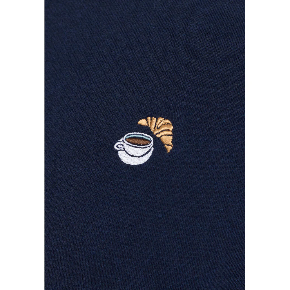 Navy Melange Application T-Shirt