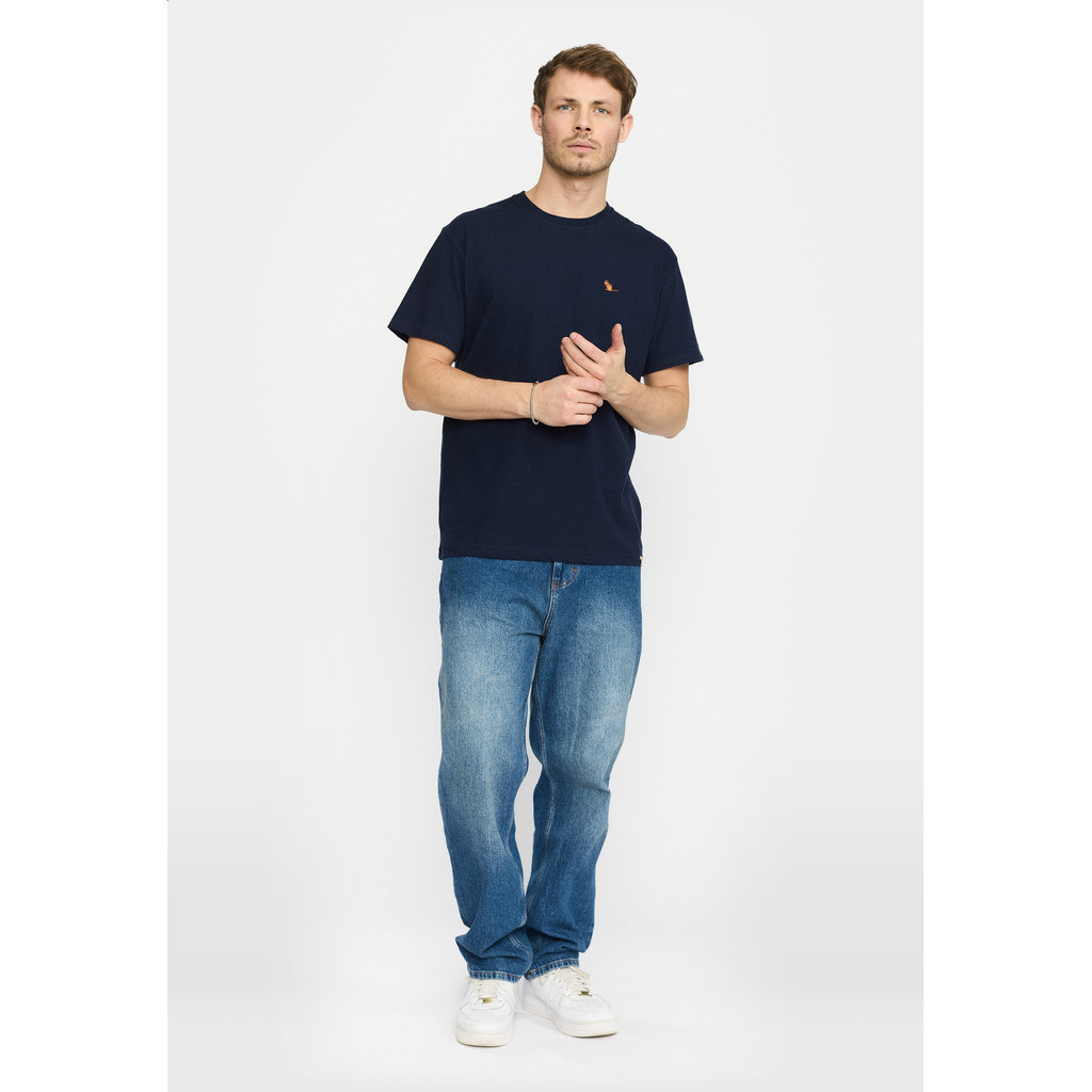 
                  
                    Navy Melange Application T-Shirt
                  
                